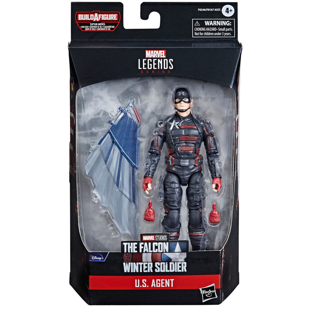 Avengers Marvel Legends Wv 1 -  US Agent Action Figure (Captain America Flight Gear BAF)