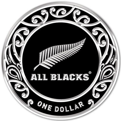2019 NZ $1 All Blacks 1oz Silver Specimen