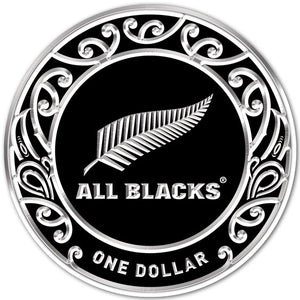 2019 NZ $1 All Blacks 1oz Silver Specimen