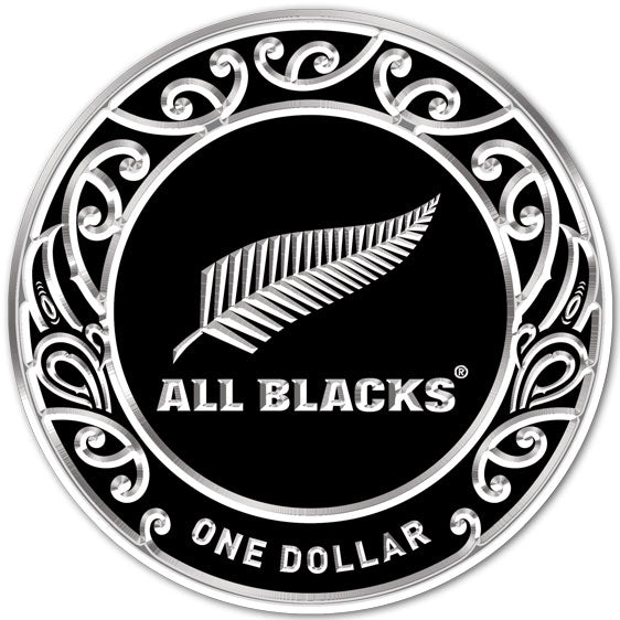 2019 NZ $1 All Blacks 1oz Silver Specimen