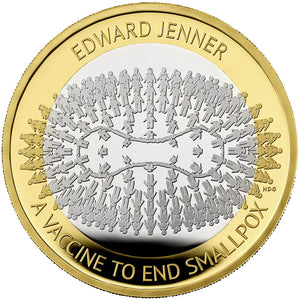 2023 UK £2 Edward Jenner Silver Coin