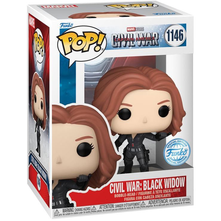 Captain America 3 - Black Widow B-A-S Pop! RS