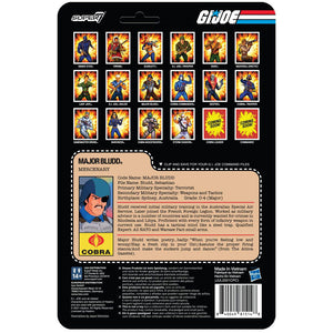 G.I. Joe Major Bludd 3 3/4-Inch ReAction Figure