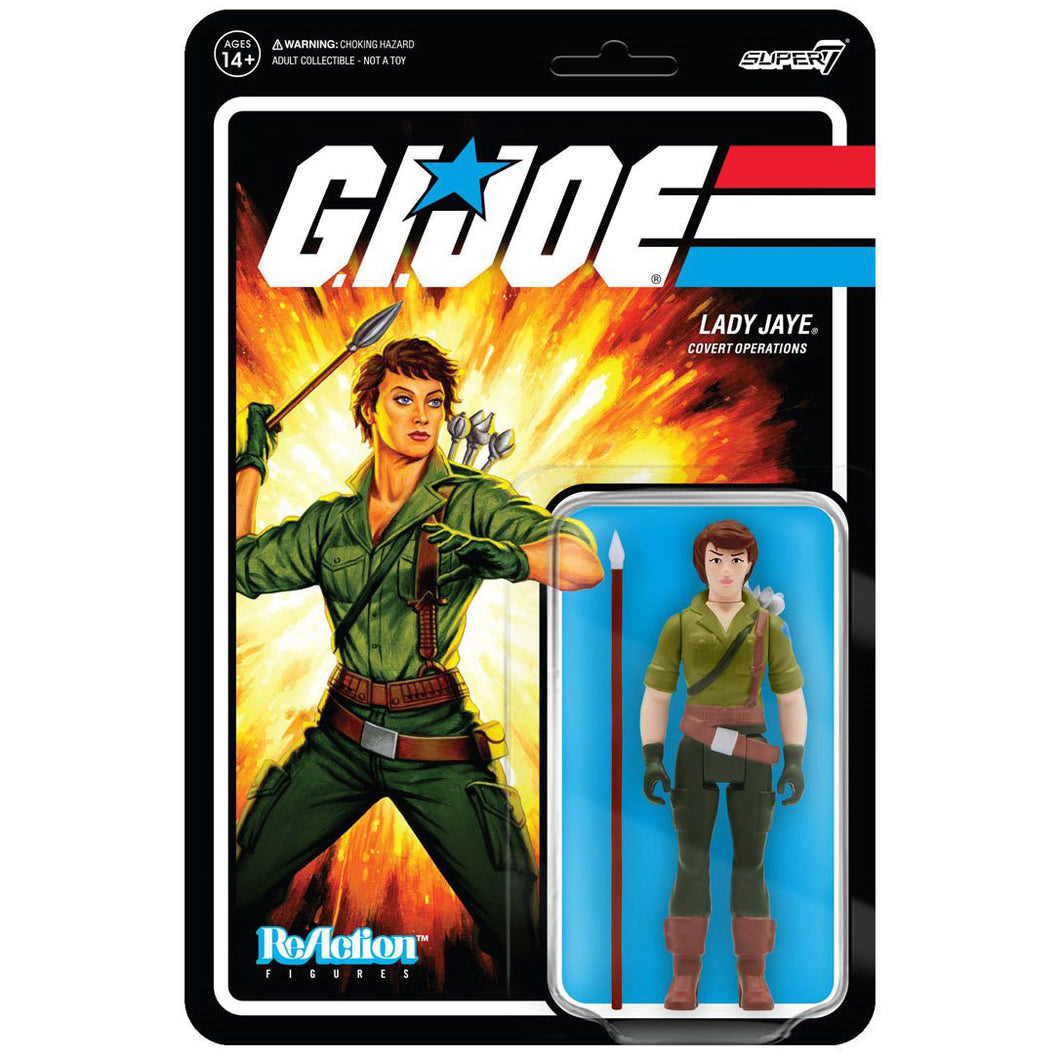 G.I. Joe Lady Jaye 3 3/4-Inch ReAction Figure