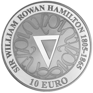 2005 Ireland 10€ Sir W.R. Hamilton Silver Proof