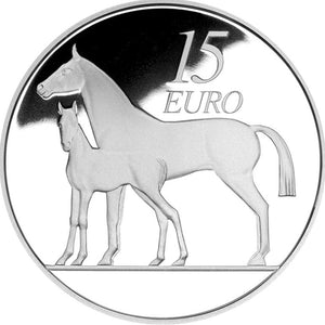 2010 Ireland 15€ Horse Silver Proof