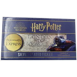 Harry Potter Hogwarts Express Silver-plated Ticket Replica