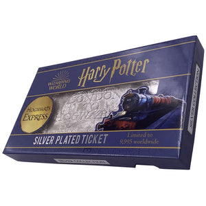 Harry Potter Hogwarts Express Silver-plated Ticket Replica