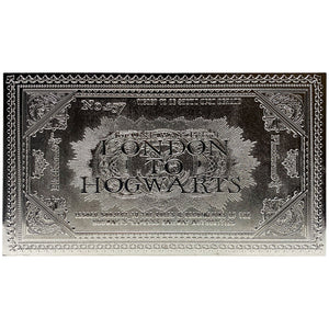 Harry Potter Hogwarts Express Silver-plated Ticket Replica