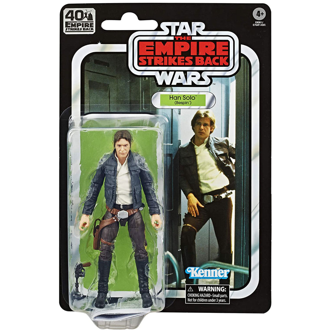 Star Wars Black: 40th Ann. ESB - Han Solo Bespin 6 inch Action Figure (DAMAGED)