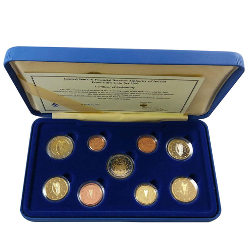 2007 Ireland Annual 9-coin Proof Set - Treaty of Rome