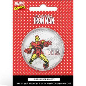 Marvel Ironman Silver Plated Collector Medal