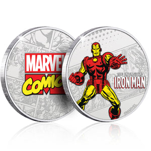 Marvel Ironman Silver Plated Collector Medal