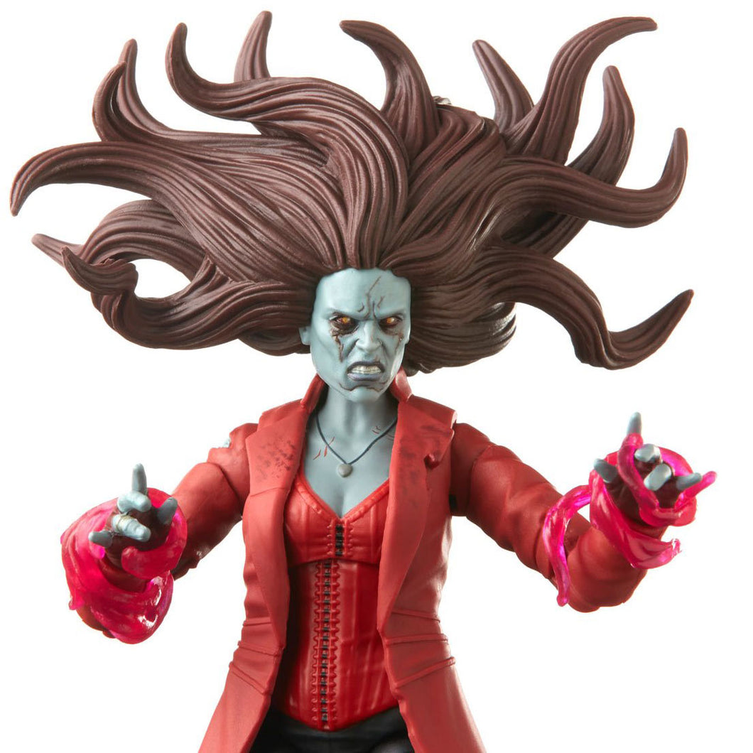 Marvel Legends Series - Zombie Scarlet Witch 6 inch Action Figure (Konshu BAF)
