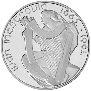 2007 Ireland 15€ Ivan Mestrovic Silver Proof