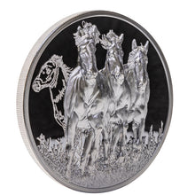 2022 Mongolia 1000Tg Stallions 2oz Silver Coin