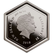 2018 NZ $1 Manuka Honey Bee 1oz Silver Proof Coin
