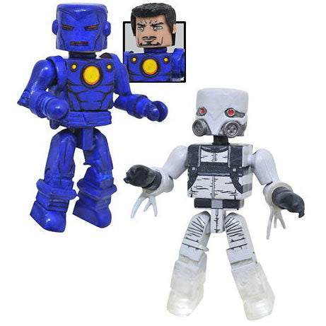 Marvel Minimates Series 80 - Stealth Iron Man and Ghost Mini Figure Set
