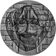 2021 Cameroon 3000Fr Mask of Agamemnon 3oz Silver Coin
