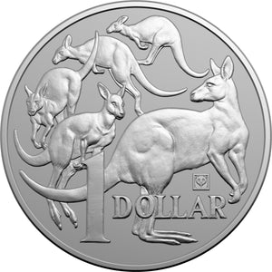 2019 $1 Mob of 'Roos Panda Privy 1oz Silver BU
