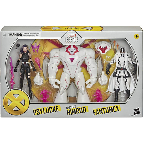 Marvel Legends Series - Nimrod, Psylocke, Fantomex 6-inch Action Figure Set