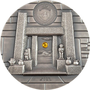2022 Palau $10 Malta Temple Equinox 2oz Silver Coin