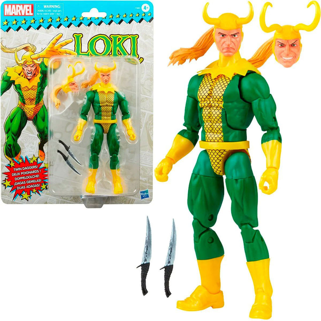 Marvel Legends Retro Loki 6-inch Action Figure
