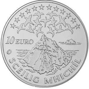 2008 Ireland 10€ Sceilig Mhichíl Silver Proof