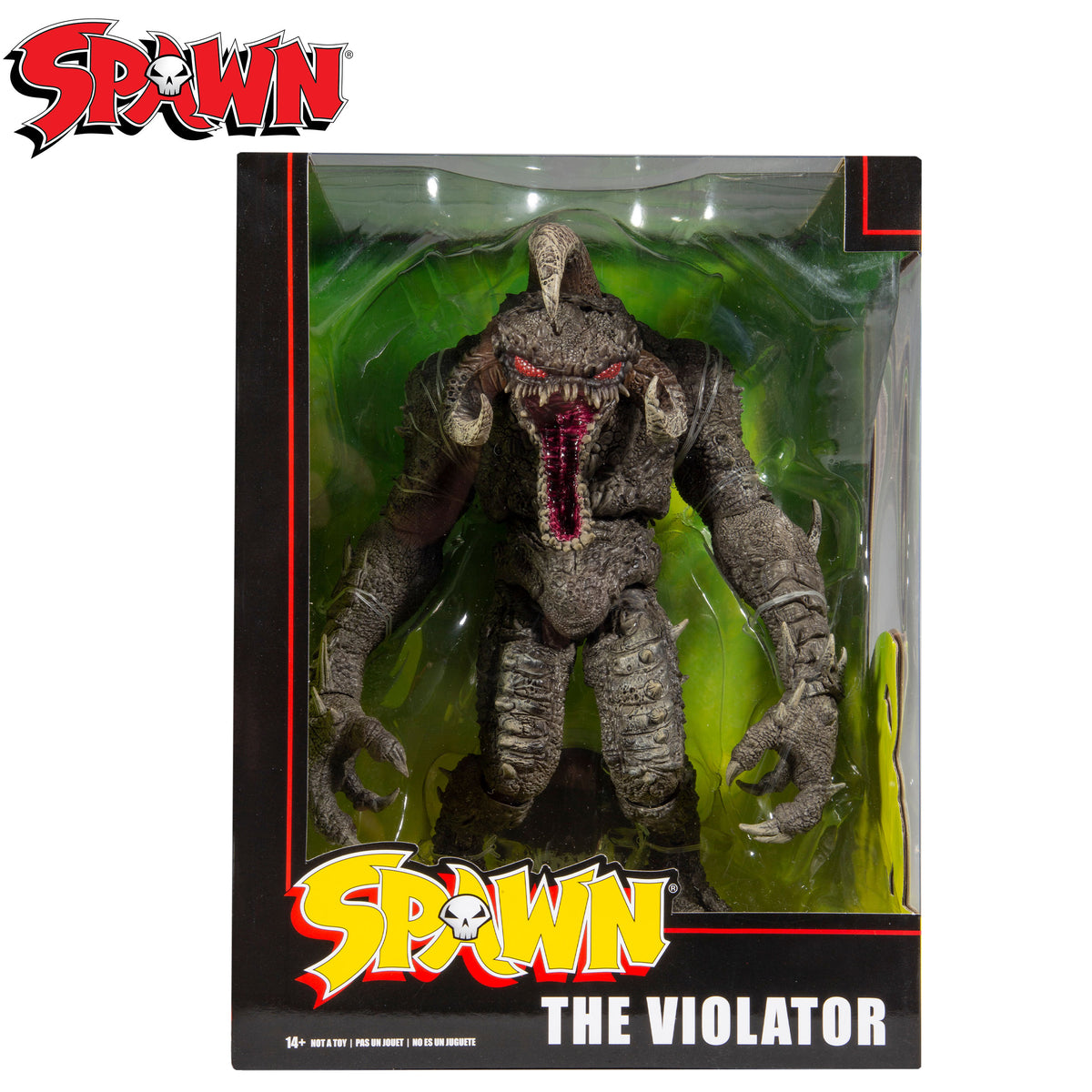 McFarlane Giocattoli, Spawn Comic Violator (Bloody) Spawn Mega Figura con 22 parti mobili, Figura DC da collezione con base per collezionisti - Età 12 McFarlane Giocattoli, Spawn Comic Violator (Bloody) Spawn Mega Figura con 22 parti mobili, Figura DC da collezione con base per collezionisti - Età 12