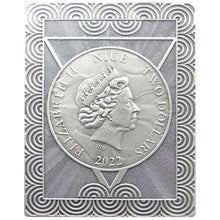 2022 Niue $2 Dark Nature - Tiger 50g XXL Relief Silver Coin