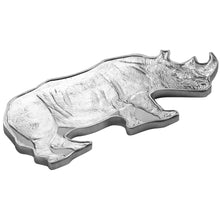2022 Solomon Isl. $2 African Animals - Black Rhino 1oz Silver Proof
