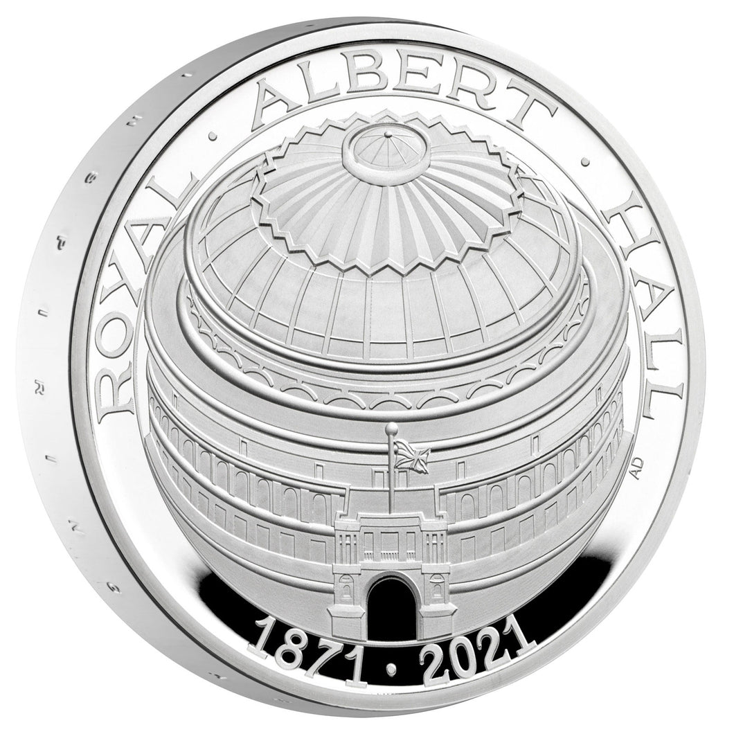 2021 UK £5 Royal Albert Hall Piedfort 2oz Silver Proof