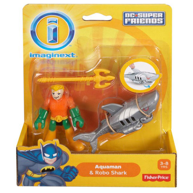DC Super Friends - Aquaman & Roboshark Action Figure
