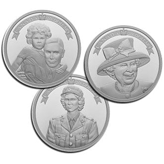 2022 Canada $20 An Extraordinary Life 1oz Silver Proof Trio