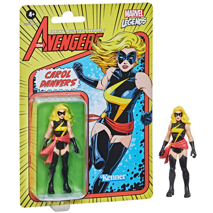 Marvel Legends Retro 3.75 Inch Carol Danvers Action Wv1