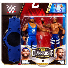 WWE Showdown S8 Angelo Dawkins and Montez Ford Figure 2-Pack DAMAGED CARD