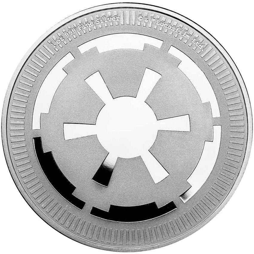 2021 Niue $2 Star Wars - Galactic Empire 1oz Silver BU