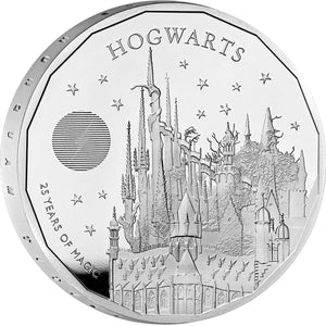 2023 UK £2 Harry Potter - Hogwarts 1oz Silver Proof