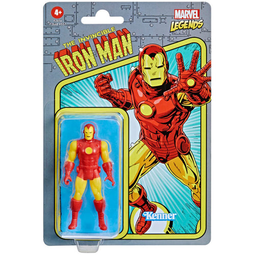 Marvel Legends Retro 3.75 Inch Iron Man Action Figure Wv2