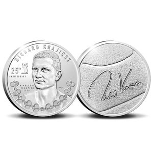 2021 Netherlands Richard Krajicek Wimbledon 25th Anniv. Silver Proof Medal