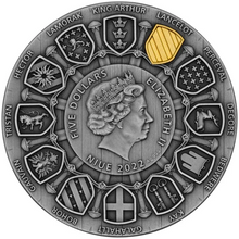 2022 Niue $5 Camelot - Lancelot 2oz Silver Coin