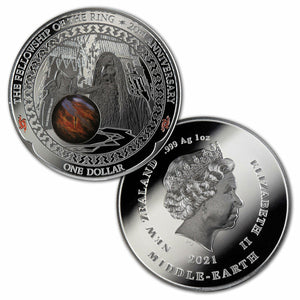 2021 The Lord of the Rings 20th Anniv. Silver Coin Set - A Shadow in the East