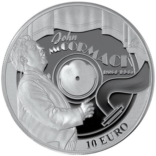 2014 Ireland 10€ Count John McCormack Silver Proof