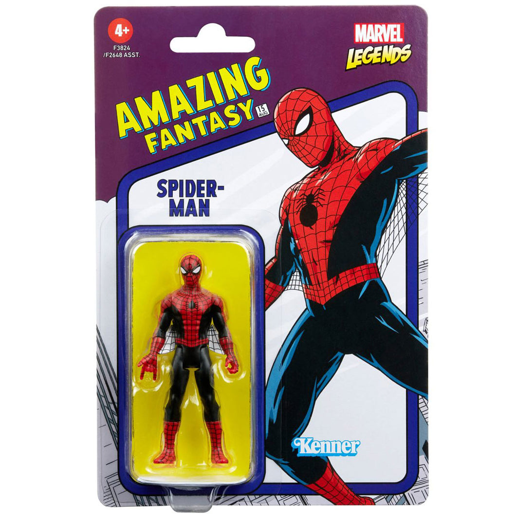 Marvel Legends Retro 3.75 Inch Amazing Fantasy Spider-Man Action Figure