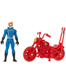 Marvel Legends Retro Ghost Rider 3 3/4-Inch Action Figure with Motorcycle
