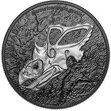 2022 Canada $20 Discover Dinosaurs - Mercury Horned Face 1oz Silver Proof