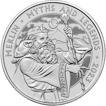 2023 UK £5 Myths & Legends - Merlin BU