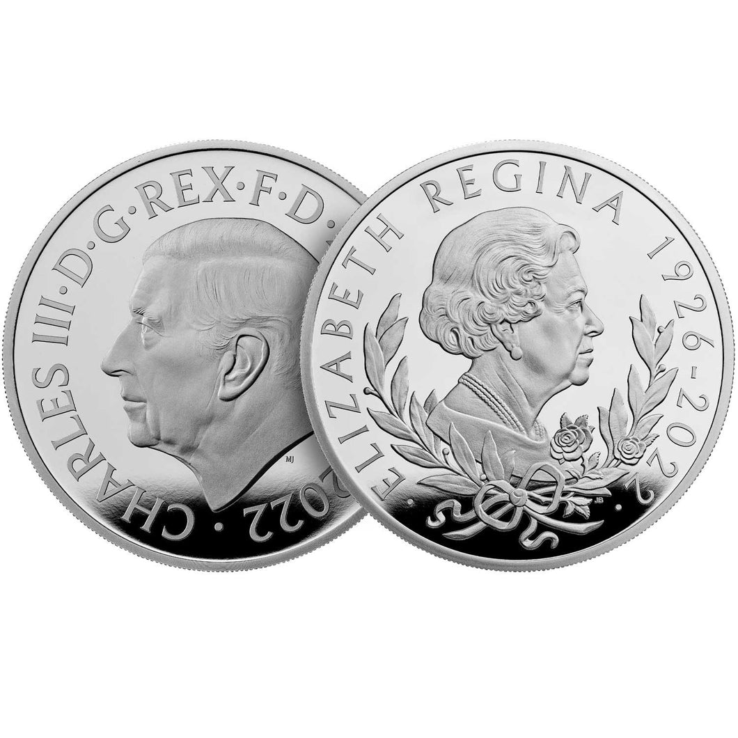 2022 UK £2 Queen Elizabeth II Memorial - Effigy 1oz Silver Proof
