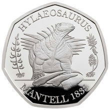 2020 UK 50p Dinosaurs - Hylaeosaurus Silver Proof