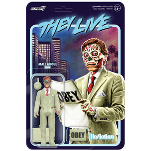 They Live ReAction Male Ghoul (Glow)3 3/4-Inch ReAction Figure